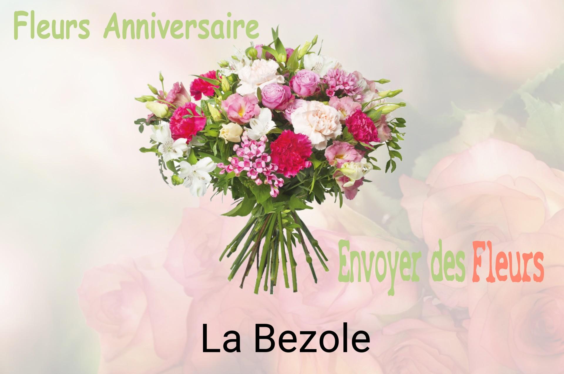 Bouquet de fleurs d’anniversaire livré à La Bezole