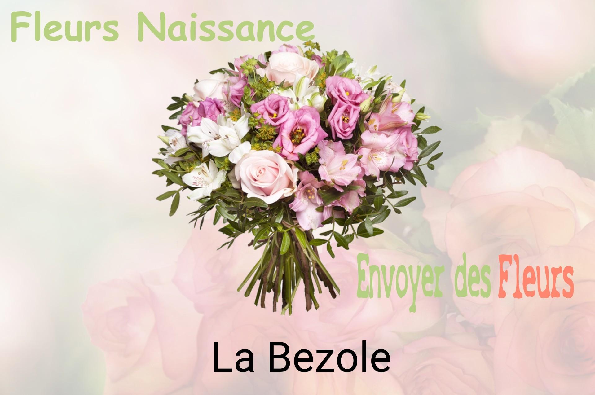 Bouquet de fleurs de naissance livré à La Bezole